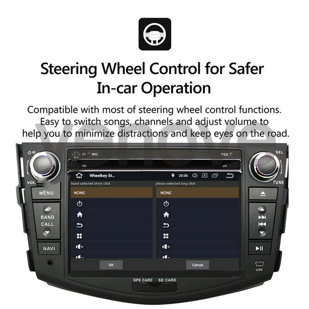 Android 9 1 2 din автомобильный DVD плеер для Toyota RAV4 Rav 4 2007 2008 2009 2010 2011 Автомобильный Радио