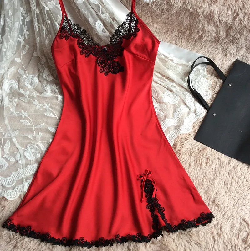 Бесплатная доставка женская сексуальность пижамы ночной рубашке одежды кружева