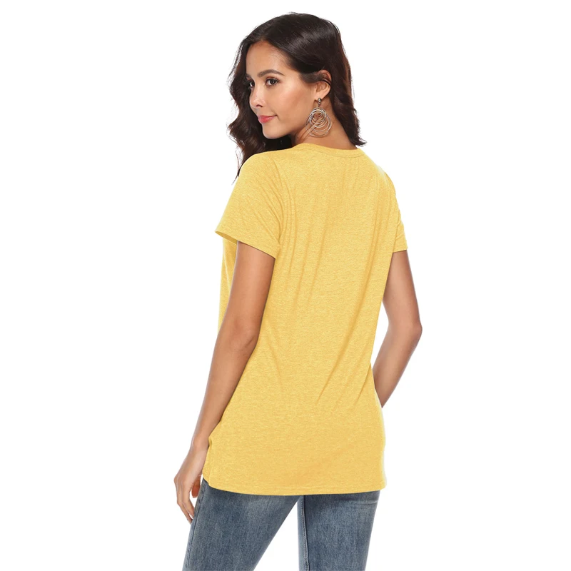 LASPERAL Хлопок Смесь летние женские рубашки Плюс Размер повседневные футболка Топ