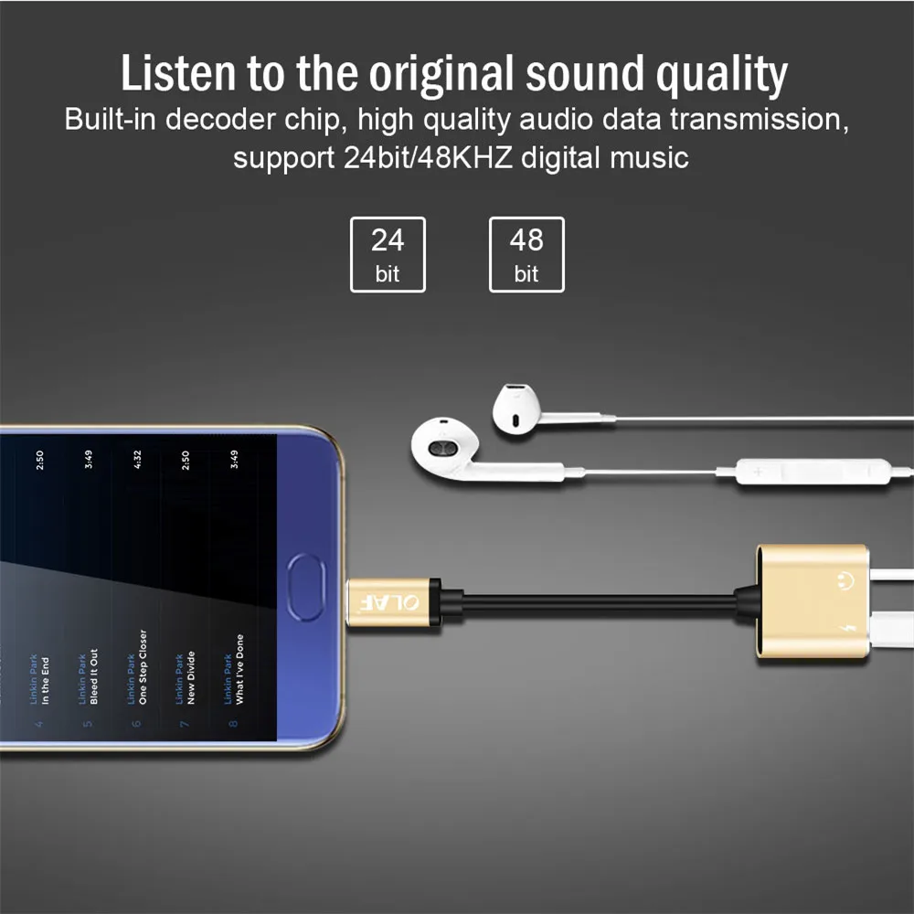 2 в 1 Тип C до 3,5 мм разъем для зарядки наушников конвертер usb type-C аудио адаптер для huawei mate 20 Pro samsung S9 type C телефонов