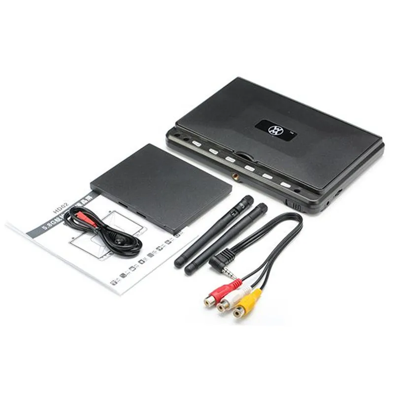 Skyzone HD02 40CH 5 8G 7 дюймов 1024x600 HD FPV монитор порт с/без DVR встроенный аккумулятор VS Eachine