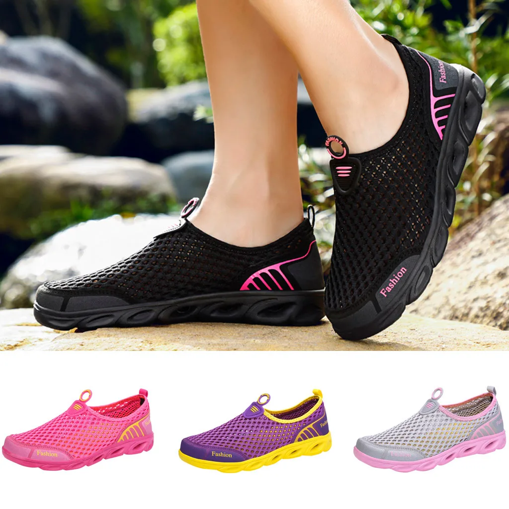 2020 обувь для женщин и пар повседневная спортивная из сетчатого материала на