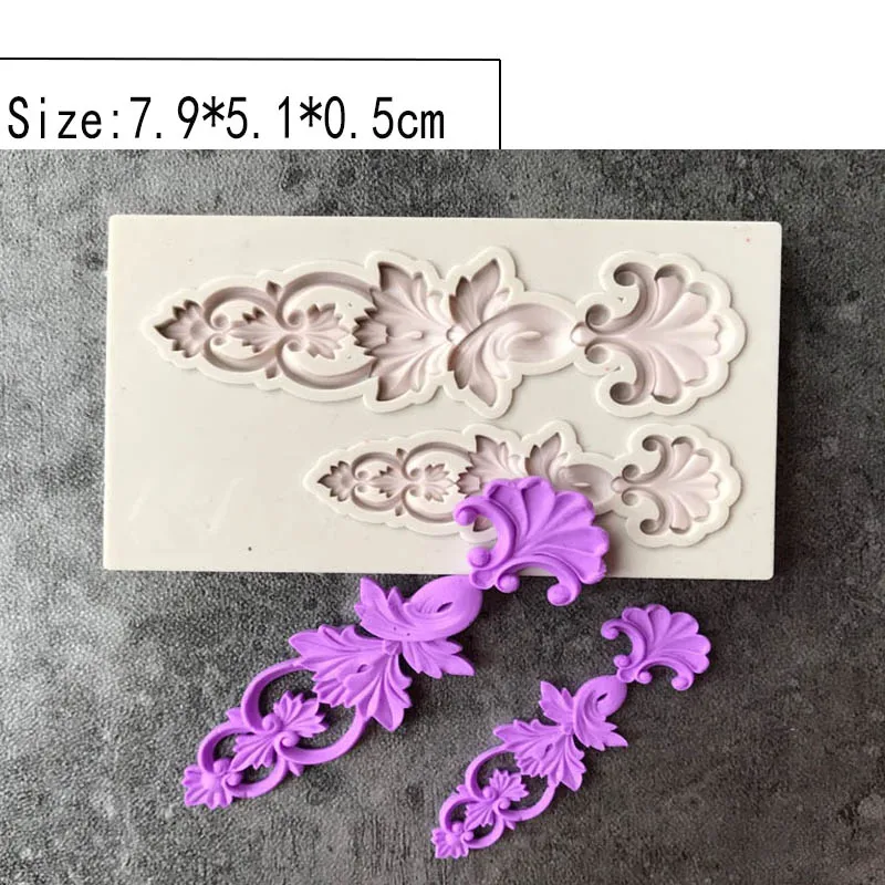Цветочное кружево европейская кружевная силиконовая форма инструменты для