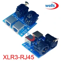 xlr3 to rj45 connector use for dmx512 xlr3 rj45 led controller accessories