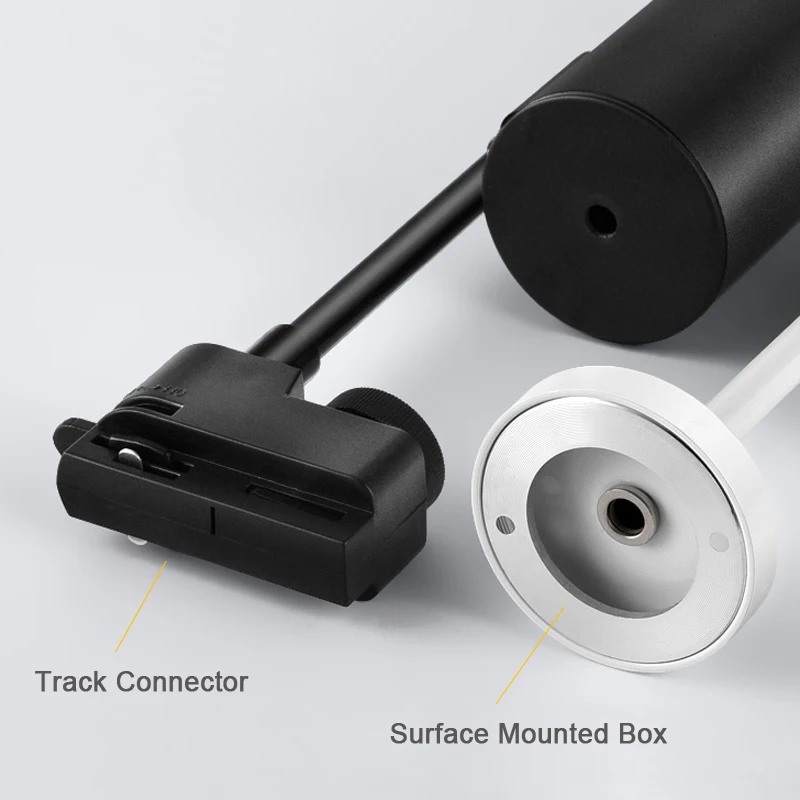 

Free Shipping COB Track Light LED 3W 7W 10W 15W 20W Commercial LED Track Light with 2-Wire Connector