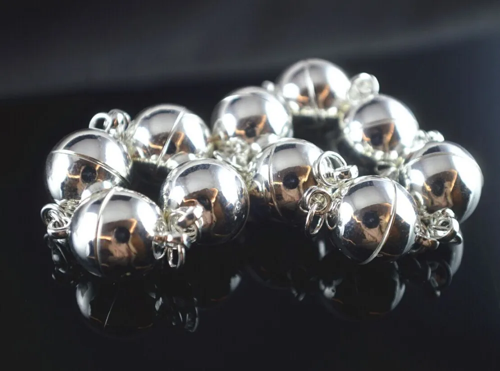 

Free Shipping high quality Jewelry Close Jump Rings round Magnetic Clasp 12mm wide X 25mm length