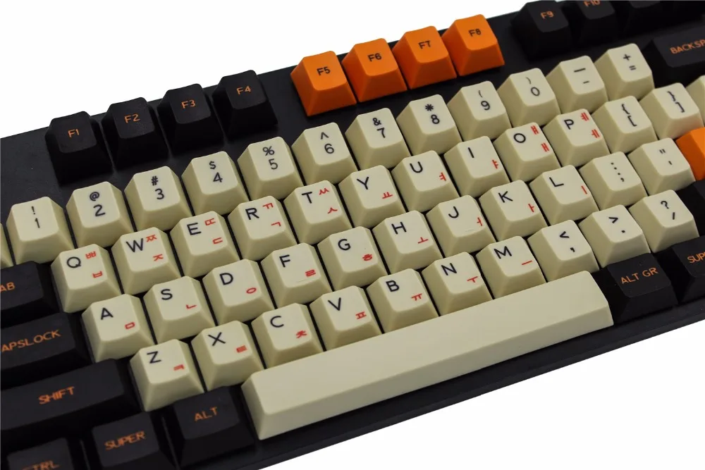 Английская/Корейская версия 169/124 ключа PBT Cherry оригинальная высота IOS Keycap