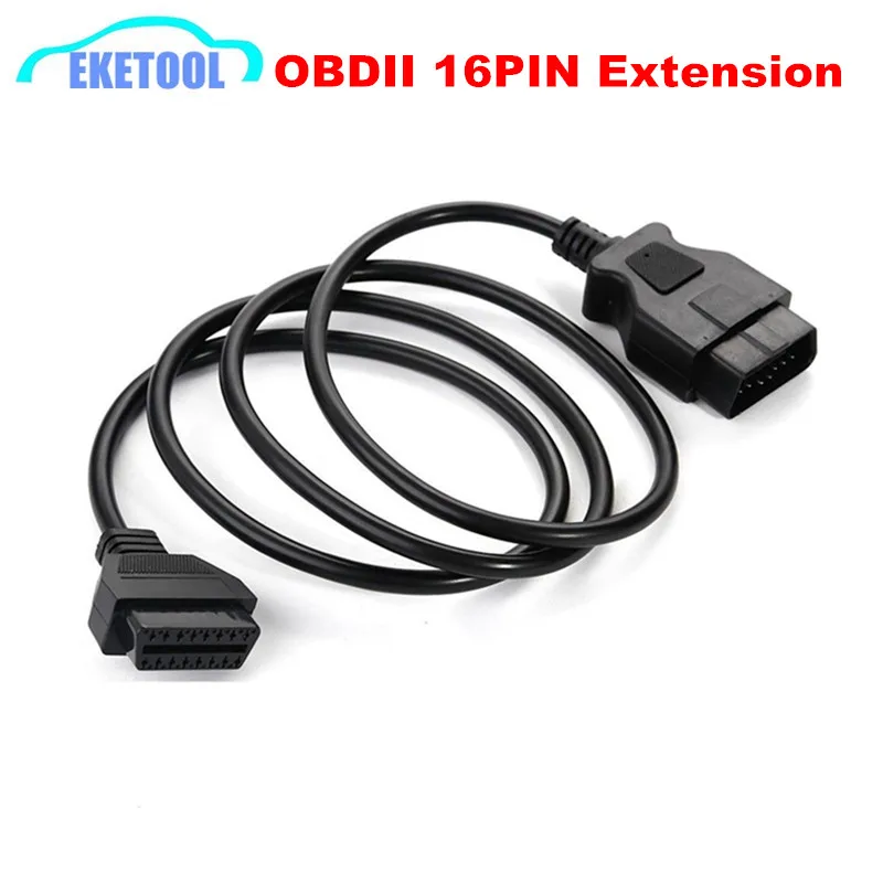 Высокое качество Мужской к женскому разъему 16PIN OBD OBD2 автомобильный