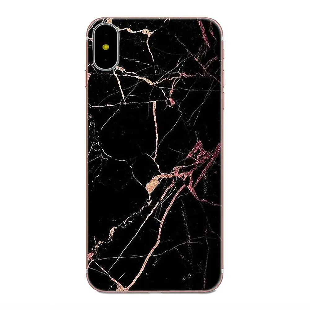 Мраморный камень розовый синий Вертикальный чехол для телефона Apple iPhone 4 4S 5 5C 5S SE 6