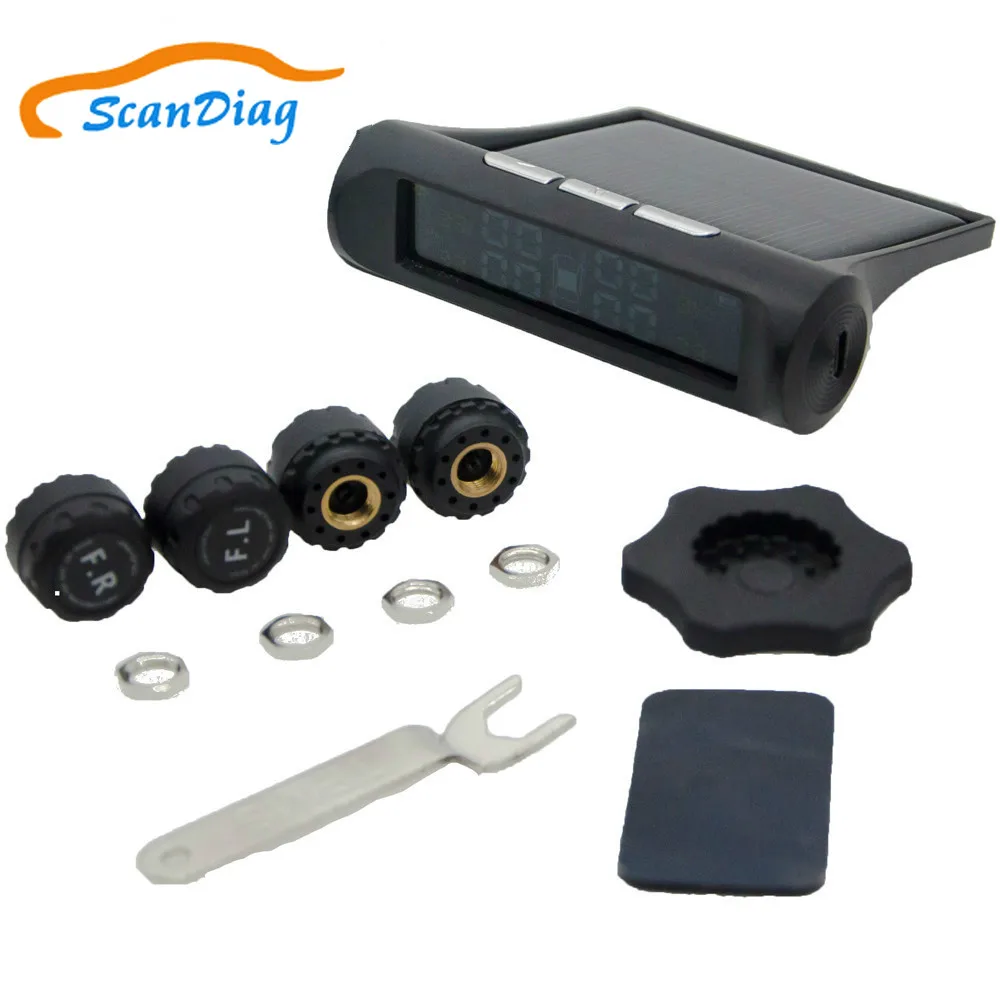 Система контроля давления в шинах TPMS беспроводПредупреждение сигнализация с 4