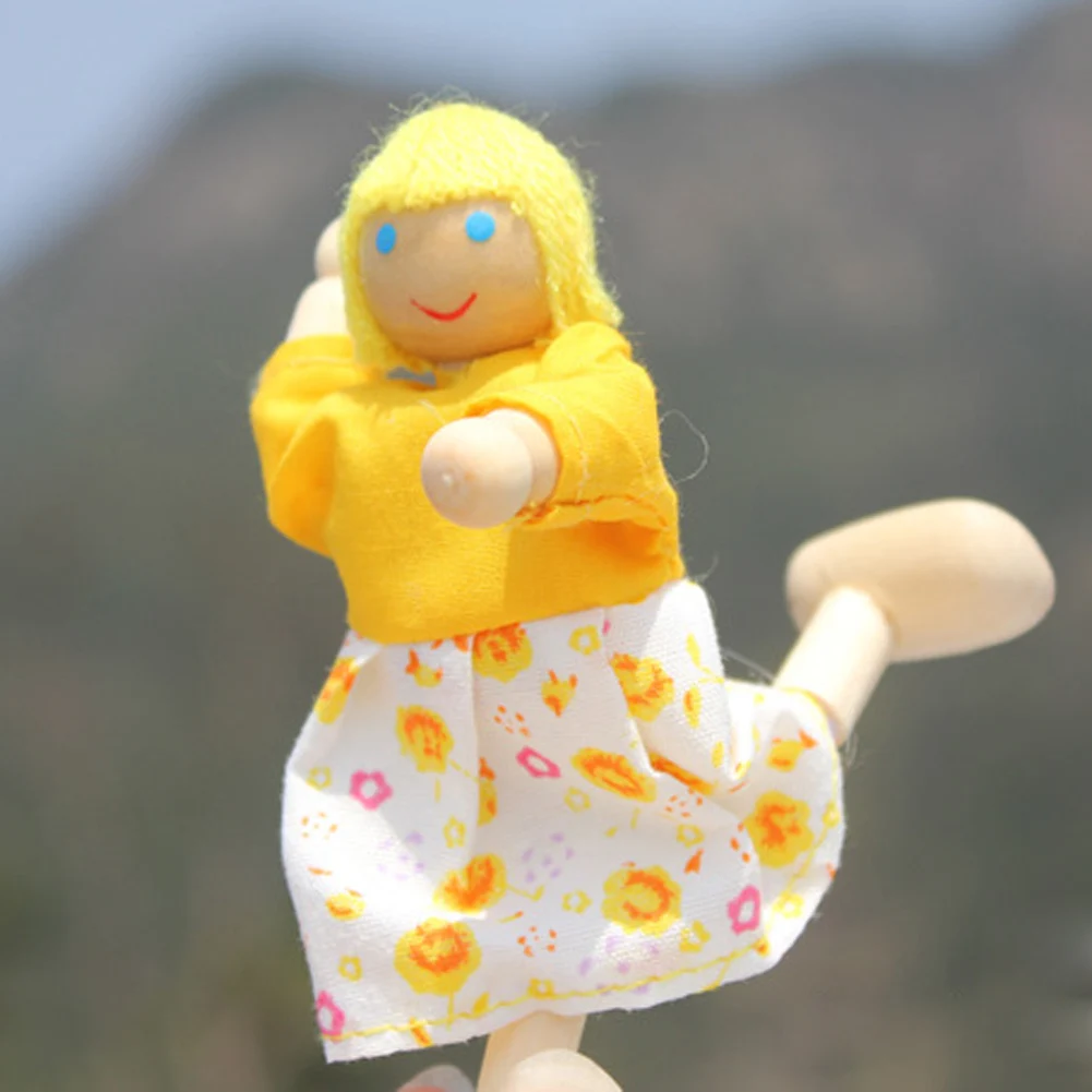 Деревянная кукольная мебель кукольный домик миниатюрная Ванная комната для