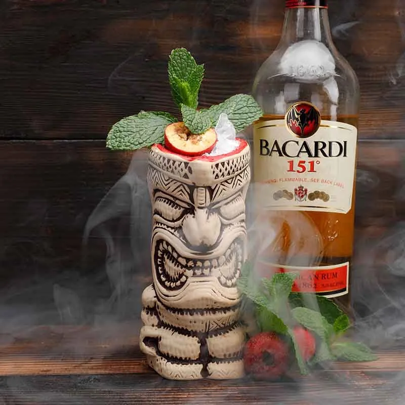 Tiki bar tiki для стакана для коктейля чашки Гавайский персональный стеклянный Тотем чашка tiki keller