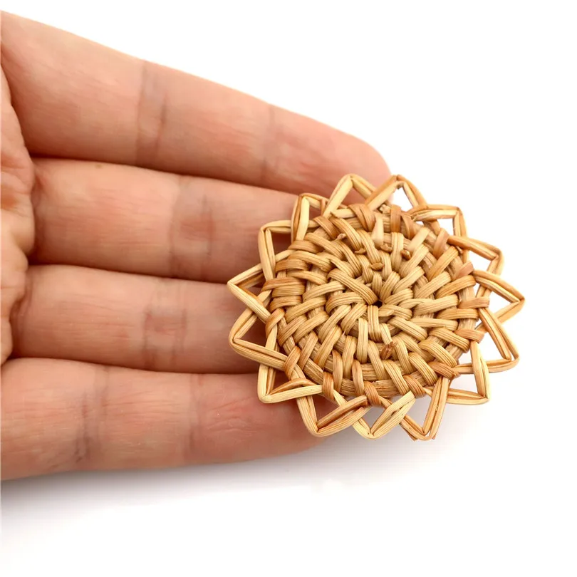 2 шт. ручной работы плетению ротанга геометрической формы в виде многоугольника