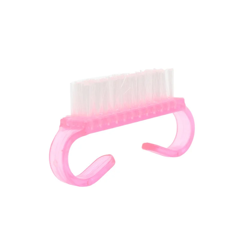 

Mini Horn Brush Pink Plastic Handle Oil Maintenance Cleaning Tool
