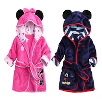childrens robes kids hooded pajamas clothes child boys fleece warm bathrobes girls nightgowns clothing set cartoon sleepwear
