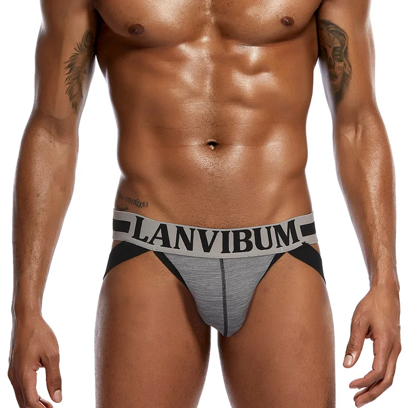 Sexy Men's Jockstrap Thong Male Underwear Soft Tanga Hombre Fashion G-String Men Solid Cueca Gay shorts Briefs Bikini vetement |
