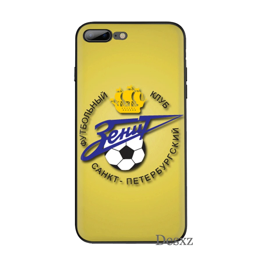 B10 Cell Phone Case Silicone TPU for iPhone 7 8 6 6s Plus iPhone 11 Pro X XS Max XR 5 5s SE Cover Zenit football Club Logo Shell - Цвет: B10