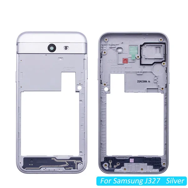 For Samsung J327 Средняя рамка средняя часть корпуса Крышка батарейного отсека Ремонт для samsung Galaxy J105 G355H J3 J5 J106 J200 J327 J510 J530 N910F Корпус чехол - Цвет: For Samsung J327