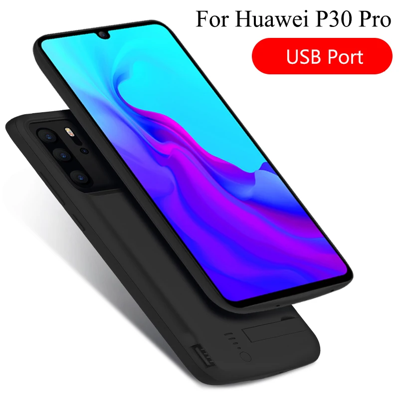 5000 мАч чехол для аккумулятора huawei P30 Pro power Cover USB зарядное устройство Capa Fundas