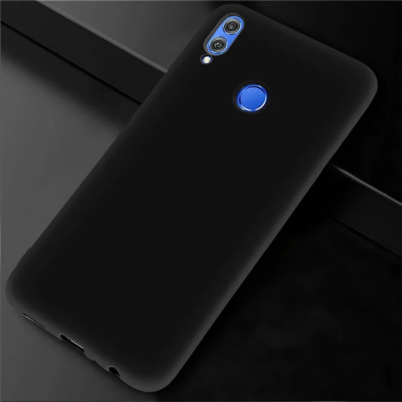 Со сплошным задником защитный силиконовый чехол для huawei Коврики 20 Pro 10 Y3 Y5 2018 Honor 8 X