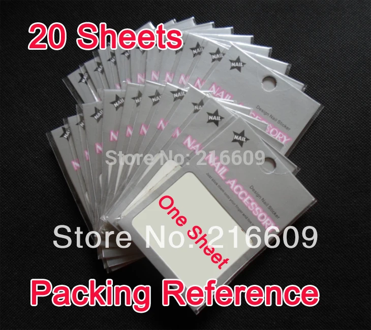 

Finger Nail 22Sheets/Lot 11 Styles French Square Flower Nail Sticker Colorful Nail Water Transfer Decals Decoration B133-143