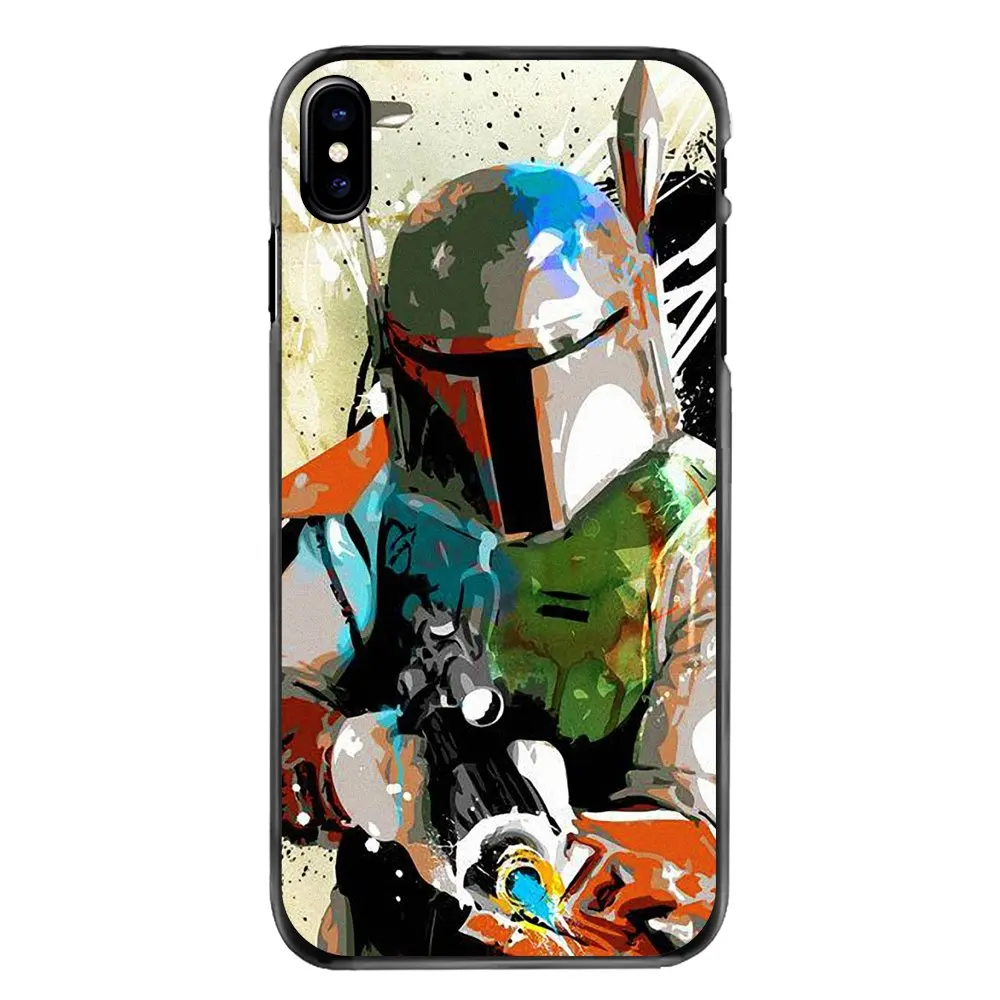 star wars darth vader boba fett Green Helmet Phone Covers For iPhone 4 4S 5 5S 5C SE 6 6S 7 8 Plus X XR XS Max iPod Touch |