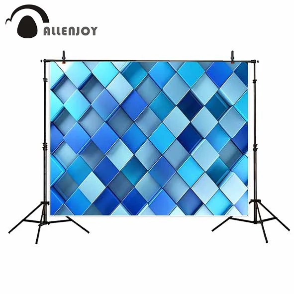 Allenjoy фоны векторные абстрактные динамические коробки синие модные 3D серии
