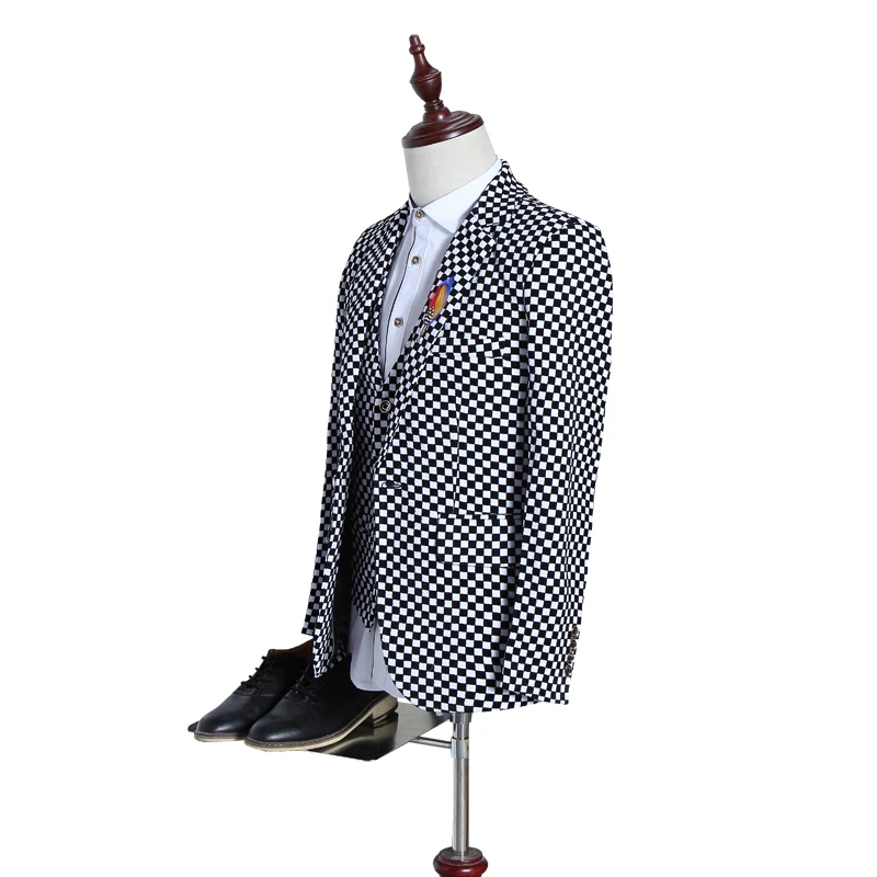 2018 новые осенние и зимние высококачественные клетчатые облегающие мужские