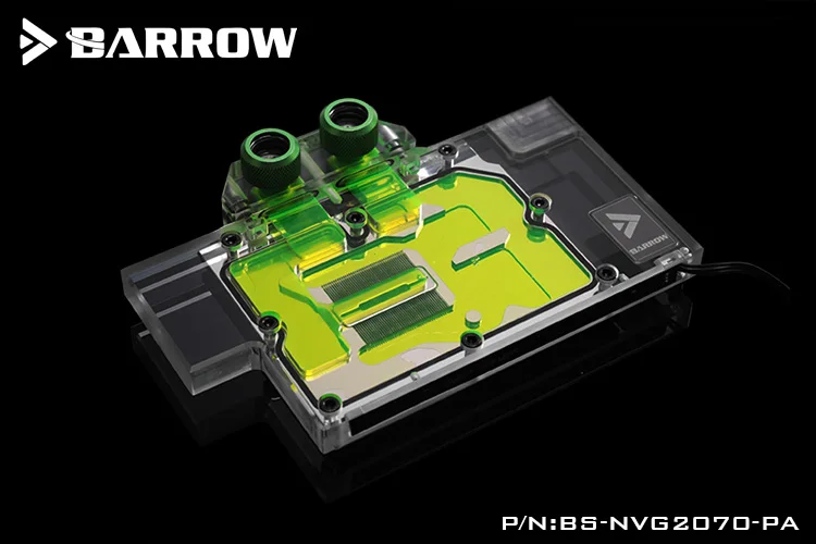 Курган водного блока использовать для NVIDIA RTX2070 Founders Edition/Reference Edition/EVGA 2060/GTX1660Ti полное покрытие GPU Блок D-RGB 3PIN