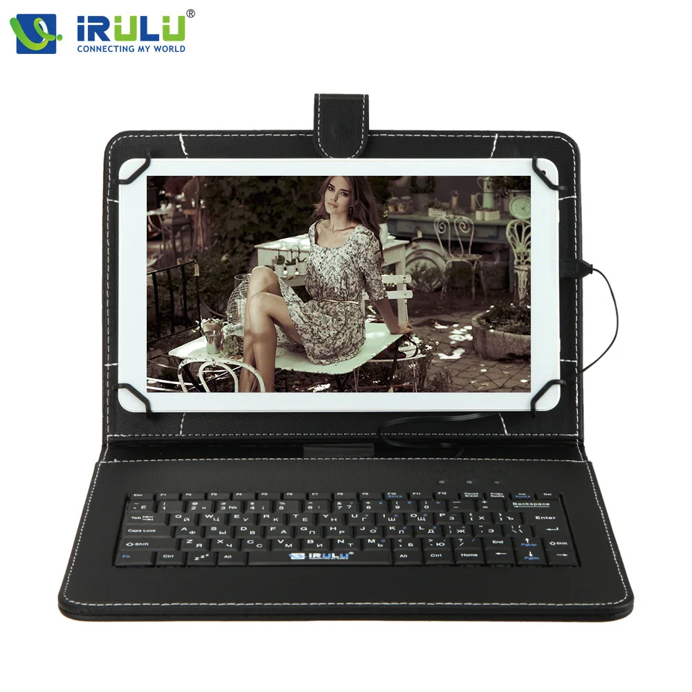 Русская клавиатура Беспроводная В клавиатуры Bluetooth Чехол для 10 &quotTablet PC Pad iRULU 2016
