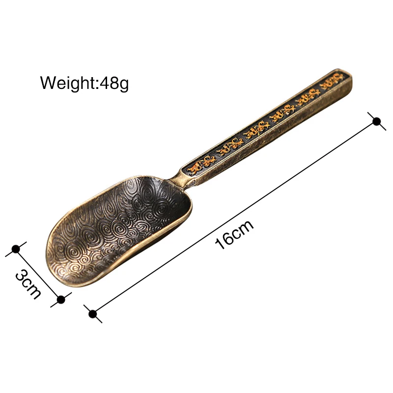 Медные чайные ложки для кунг-фу