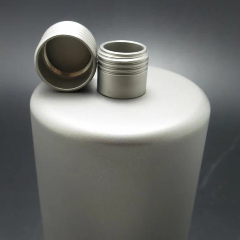 7 унций. Титановый супер светильник бутылка для воды EDC Мини круглый титановый