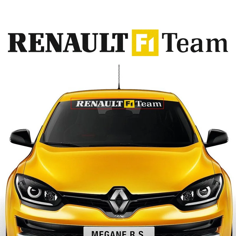 10 шт. спортивные наклейки на лобовое стекло для renault duster megane 2 logan laguna clio dacia|for