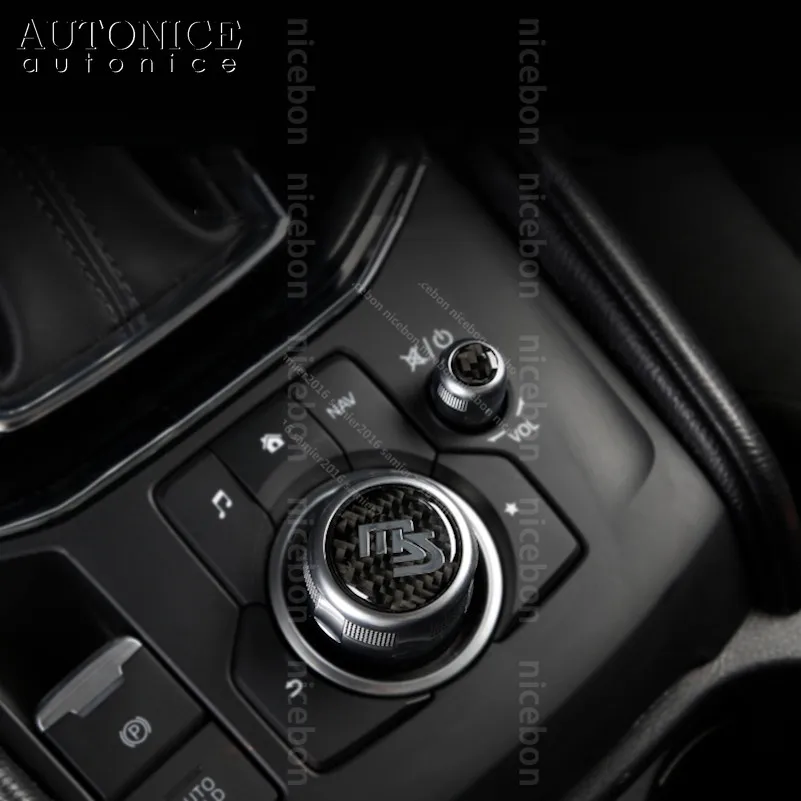 Настоящий углерод волоконные части регулятор громкости кнопка отделка подходит