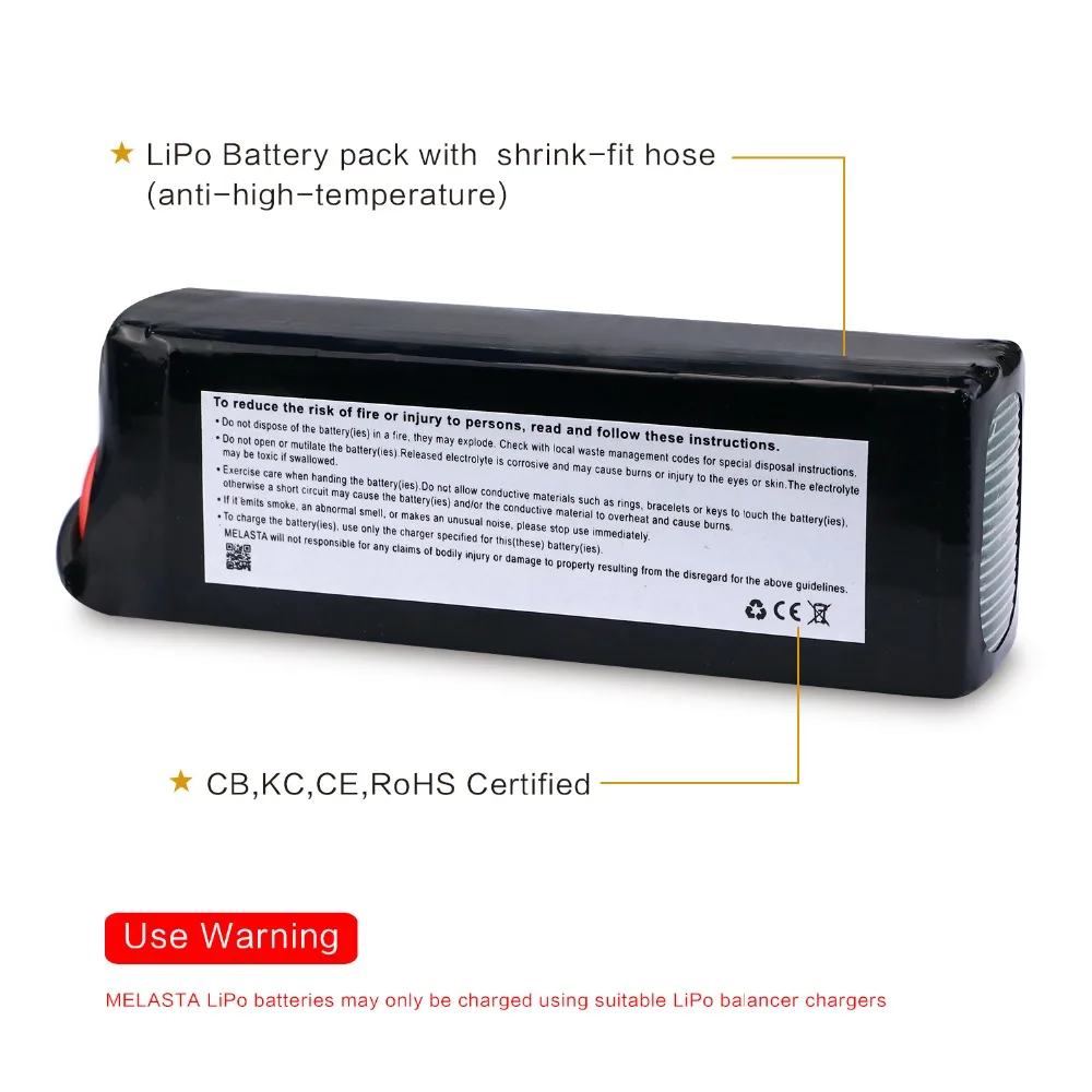 Melasta 14 8 V 5000mAh 60C 4S Lipo RC батареи Литий ионные с разъём для XT60 батарей Lipo|lithium ion