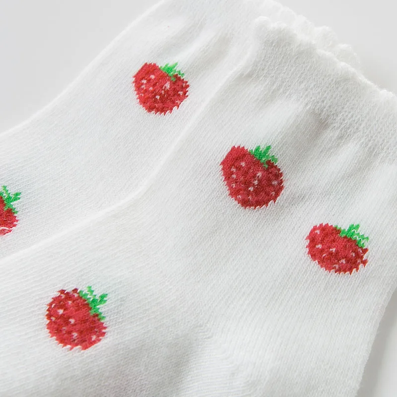 Носки Детские демисезонные с принтом клубники DB9957|Носки| |