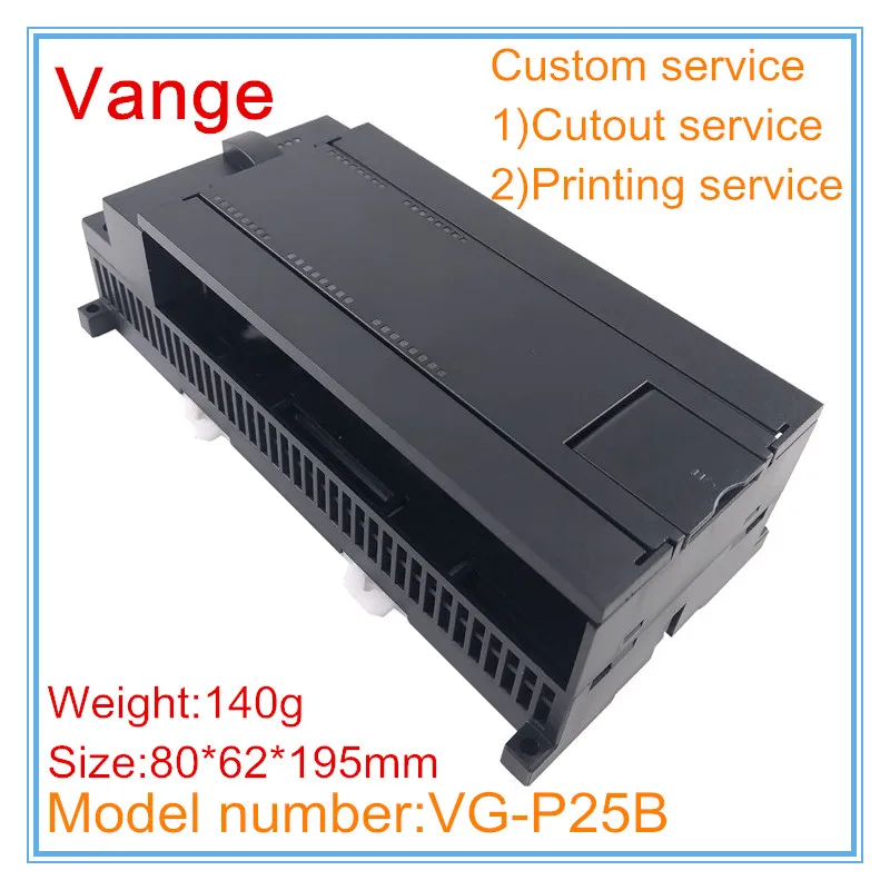 1 шт./лот электрические коробки проекта PLC черный корпус 80*62*195 мм Форма из АБС