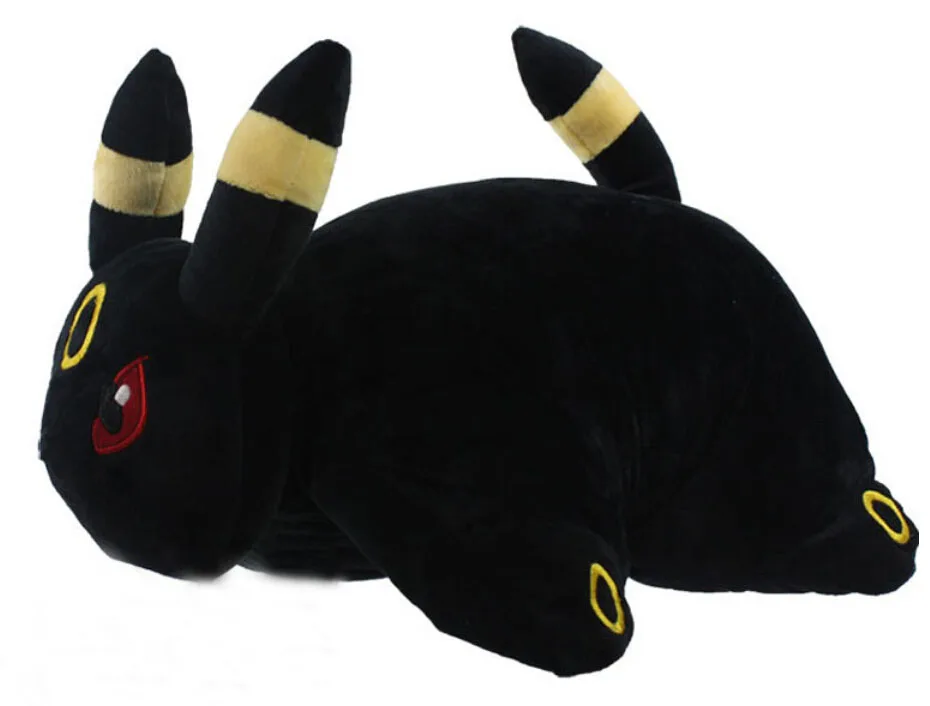 38*33 см Япония аниме мультфильм Umbreon плюшевые подушки Симпатичные мягкие плюшевые куклы Детский подарок