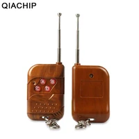 qiachip wireless 433mhz rf relay 4 ch button learning code remote control switch key transmitter gate garage door opener light