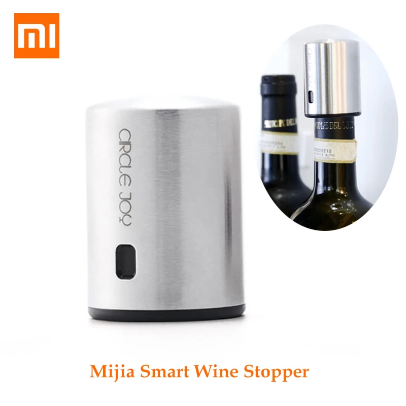 Умная винная пробка Xiaomi Mijia нержавеющая сталь вакуумная память электрический