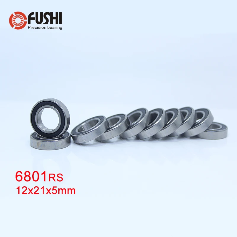 Тонкие шарикоподшипники с глубоким желобом 10 шт. 6800RS 6804RS 6801RS 6803RS 6800 6804 6801 6803