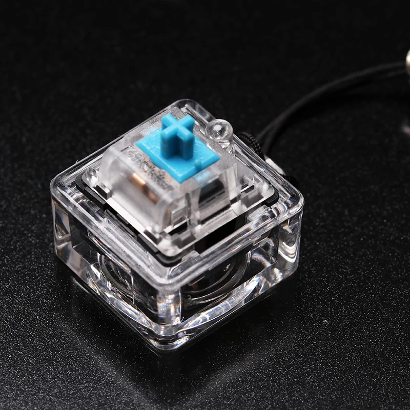 Cherry MX Переключатель ключ колпачки светодиодный тестер с синей подсветкой полупрозрачные колпачки для механической клавиатуры инструмент тестирования полупрозрачный брелок