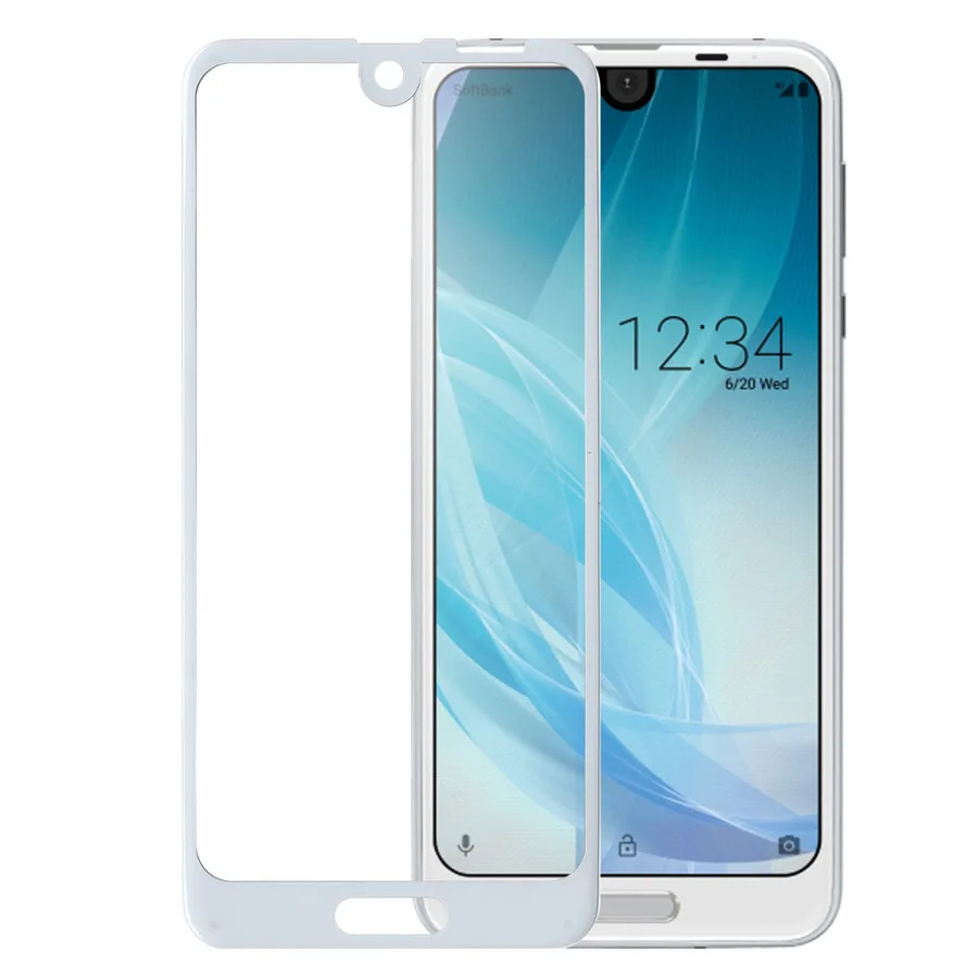 3D изогнутое закаленное стекло для Sharp Aquos R2 SH 03K полное покрытие экрана Защитная