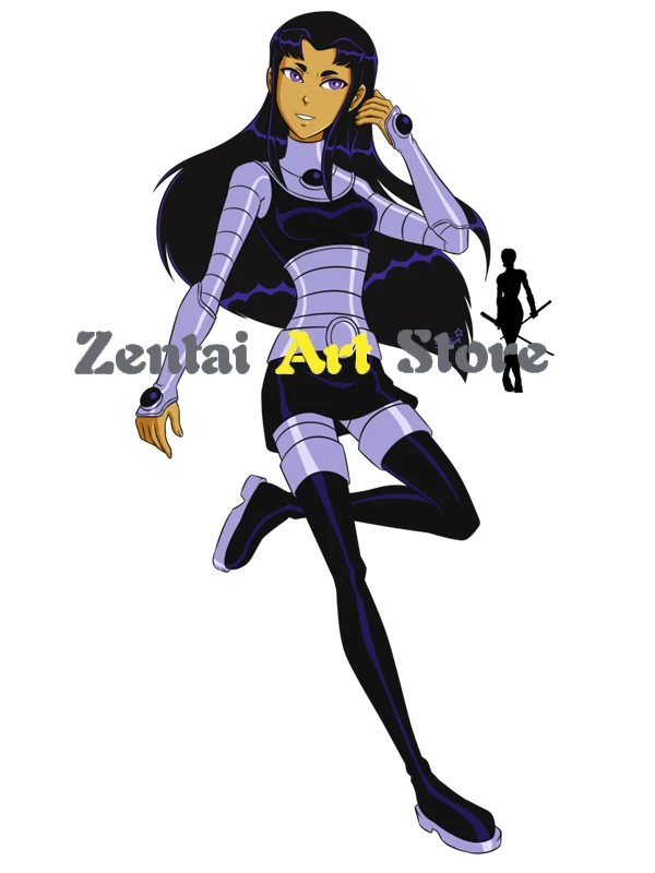 Костюм супергероя Blackfire для женщин и девушек костюм с 3D принтом звездного огня