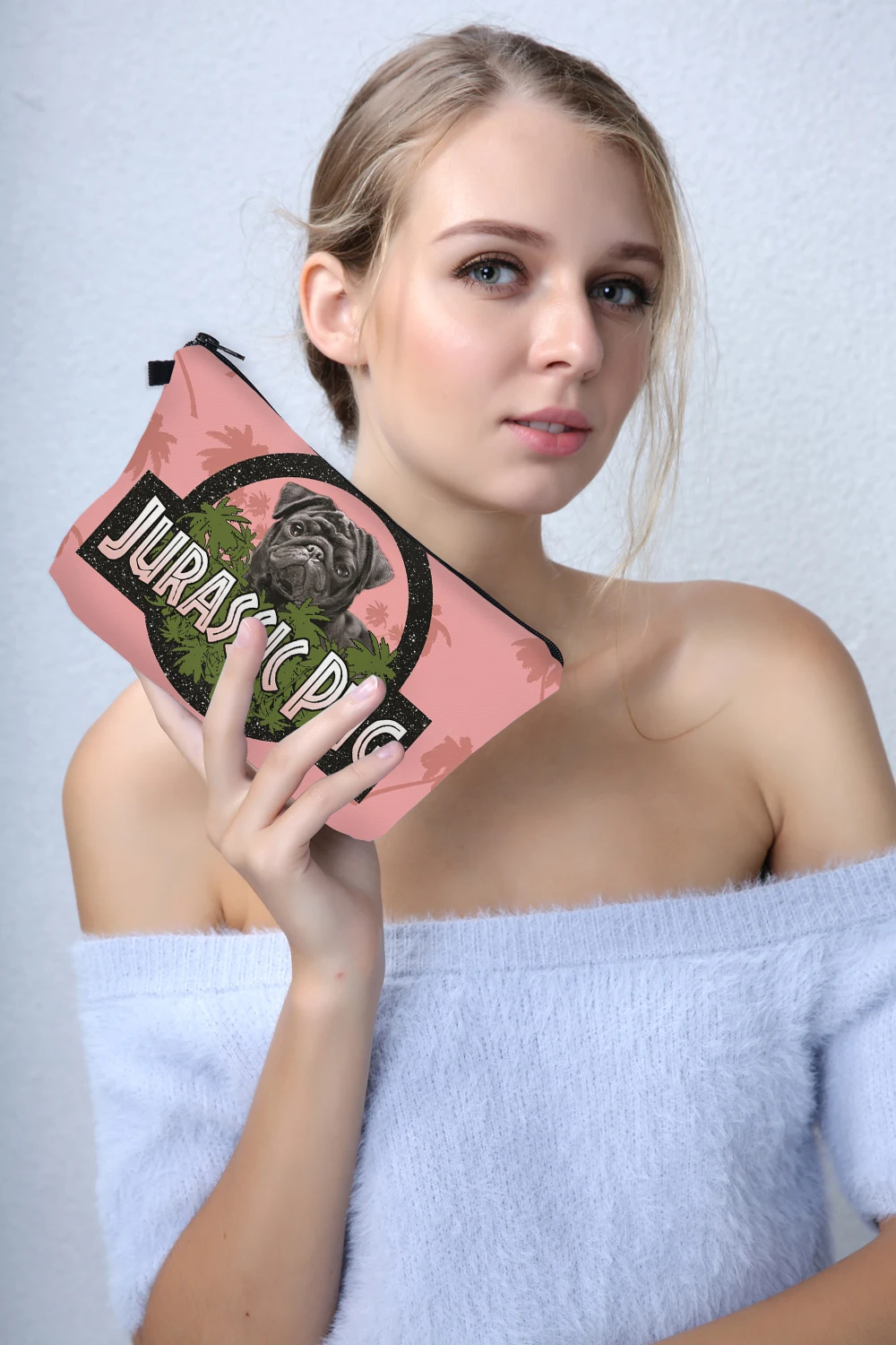 DAOXI Jurassic Мопс Косметичка женская косметичка чехол карандаш Trousse De Maquillage пенал несессер