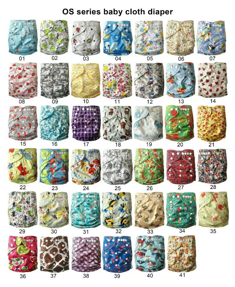 Reusable Washable Baby Cloth Diaper double row snaps can be Adjustable Baby Nappies For 3-13KG baby 30sets/lots OS