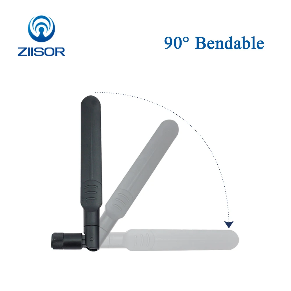 2,4 ГГц 5,8 ГГц двухдиапазонная антенна wifi роутер Antena wifi 5dBi Сгибаемая 90 ° Omni RP SMA Female 2400 м 5800 м антенна