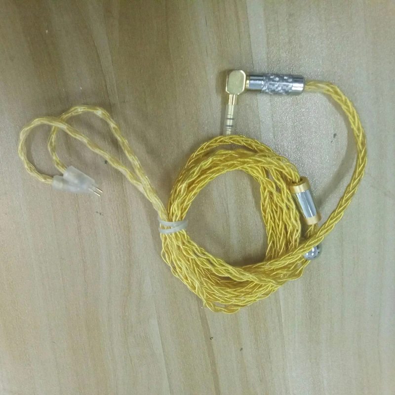 8 штук кабель для наушников MMCX Shure SE215 SE535 Sennheiser IE80 IE8 IE8I w4r TF10 A2DC IM50 посеребренные L