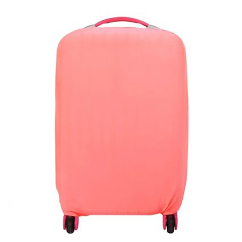 Pink Luggage cover LXHYSJ брендовый багажный Защитный Чехол Дорожный Чехол Эластичный чехол от пыли для 18-30 дюймов Чехол для багажа аксессуары для путешествий - Цвет: Pink Luggage cover