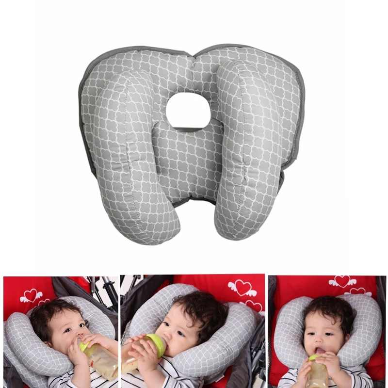 

Baby Cushion Head Protection Pillow Child Car Safety Seat Head Fixing Auxiliary Cotton Baby Pram Sleeping Plush Pillow